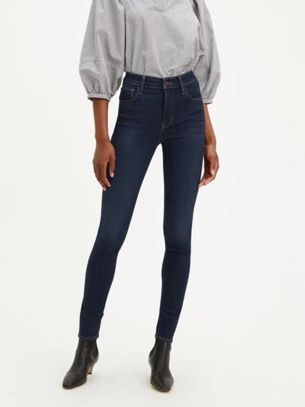 Levi's Dark Blue 720 High-Rise Skinny Jeans